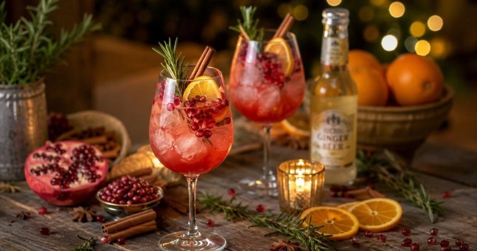 Cranberry-Rosemary Spritzer