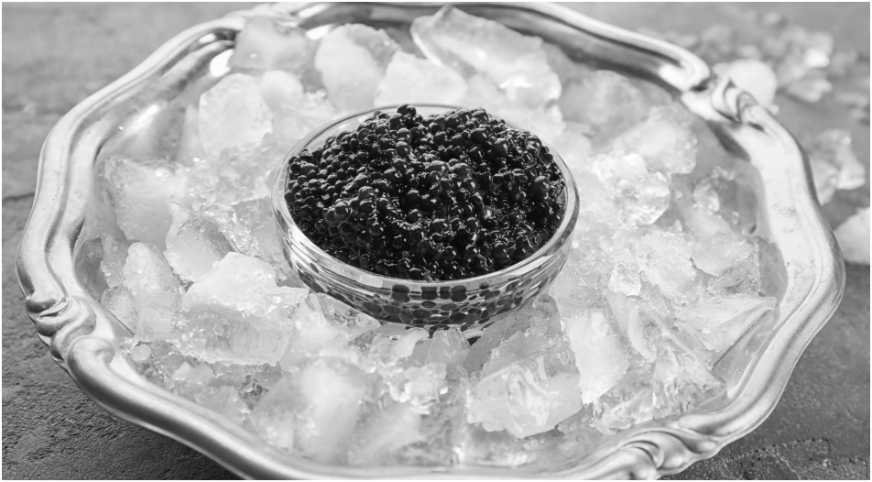 how to serve caviar